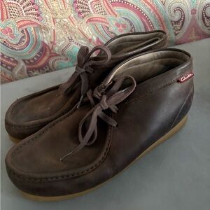 Clarks Men's Dark Brown Chukka Boots